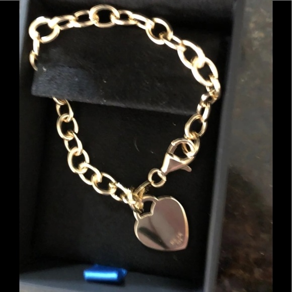 Ross-Simons Jewelry - Golden Heart Bracelet in size 7.25” byRoss Simons